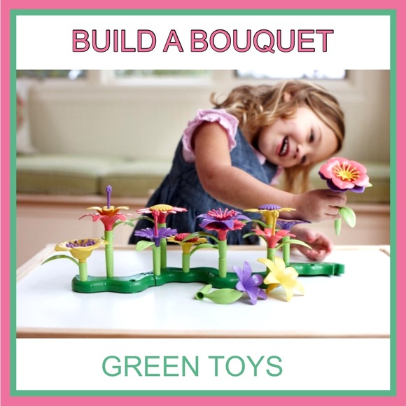 NWT BOXED BUILD-A-BOUQUET FLOWERS KIDS TOYS ~ BUILDING SET - Picture 3 of 8